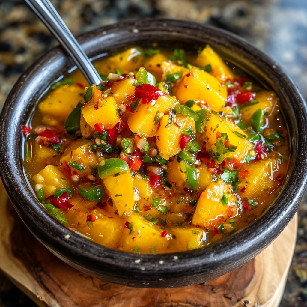 Peach Jalapeño Salsa with Tortilla Chips
