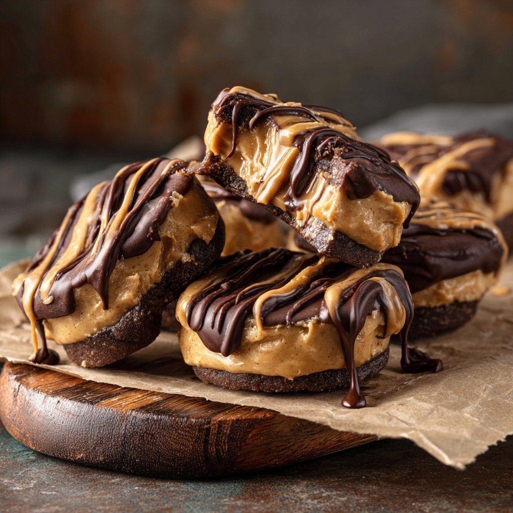 Chocolate Peanut Butter Banana Bites