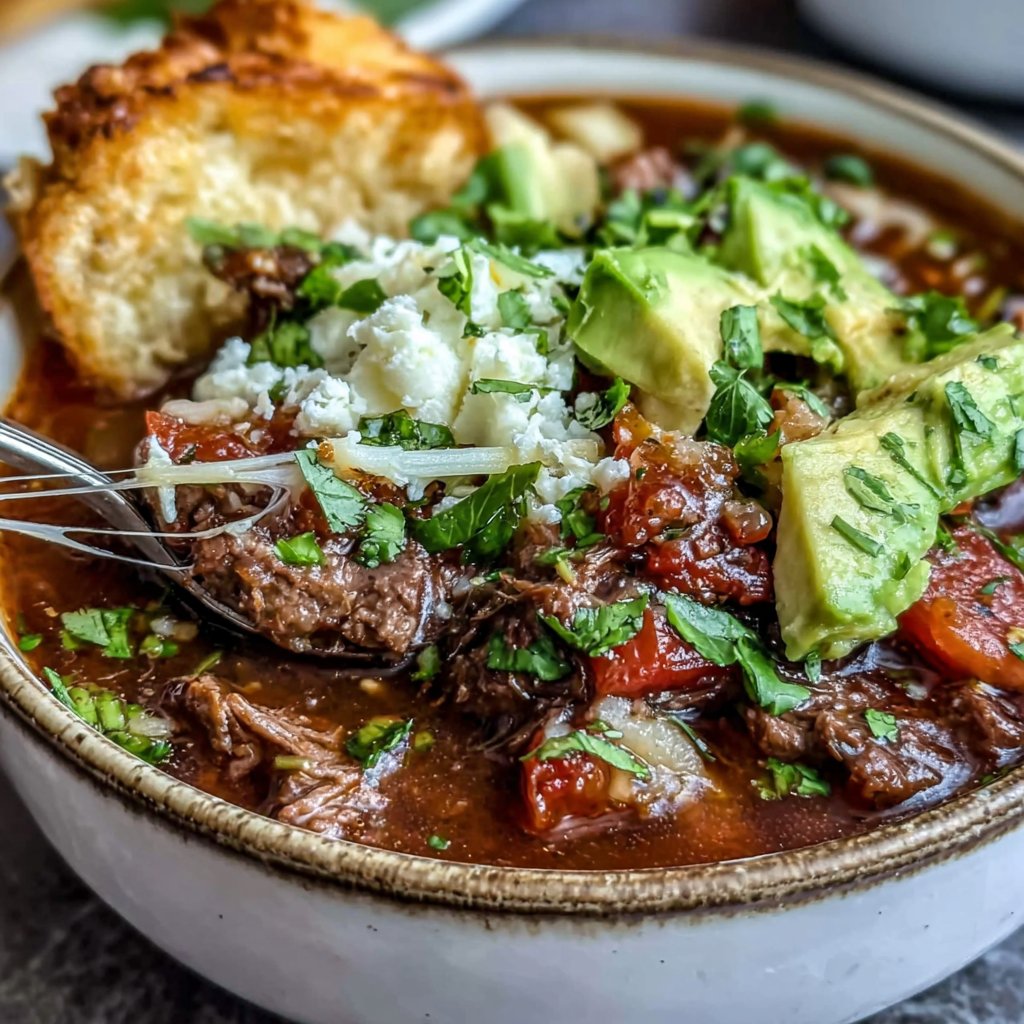 Beef Taco Soup Bowl