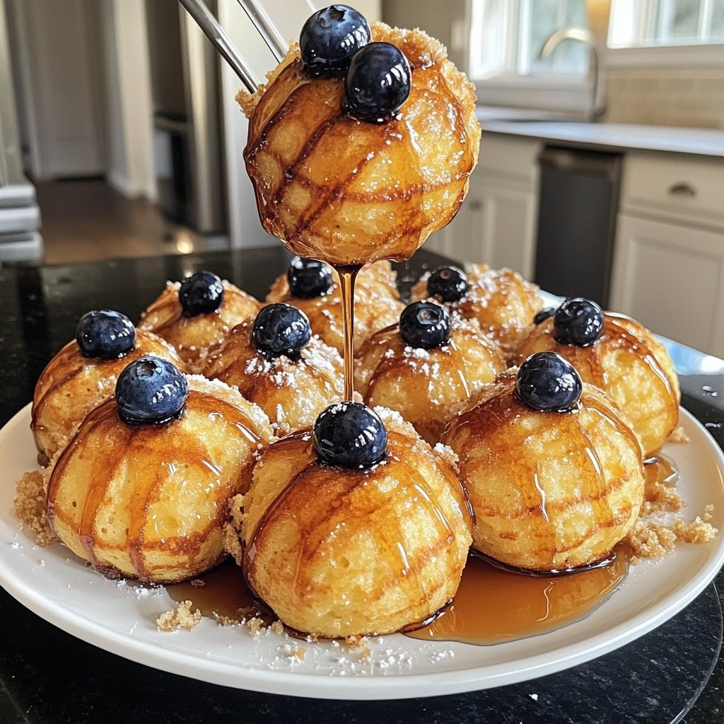 Easy Breakfast Pancake Poppers