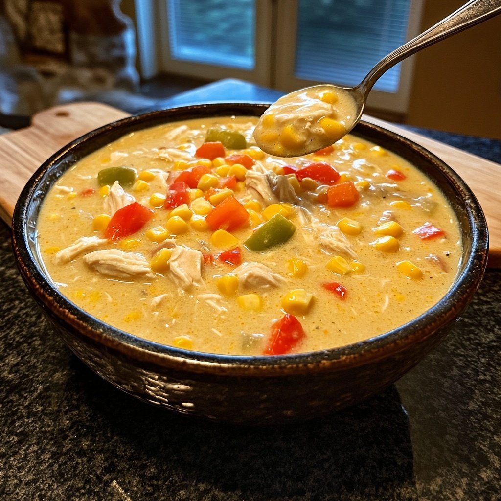 Crockpot Chicken Corn Chowder