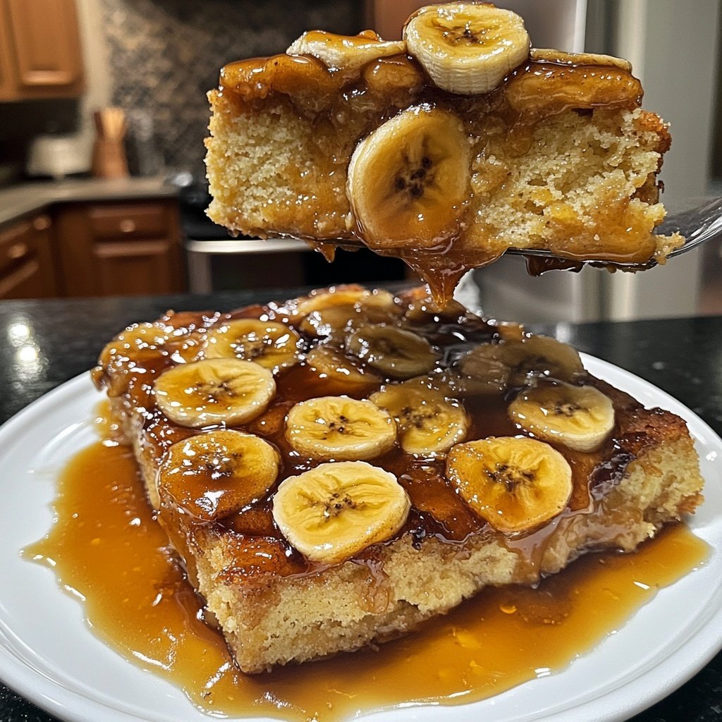 Bananas Foster with Pound Cake