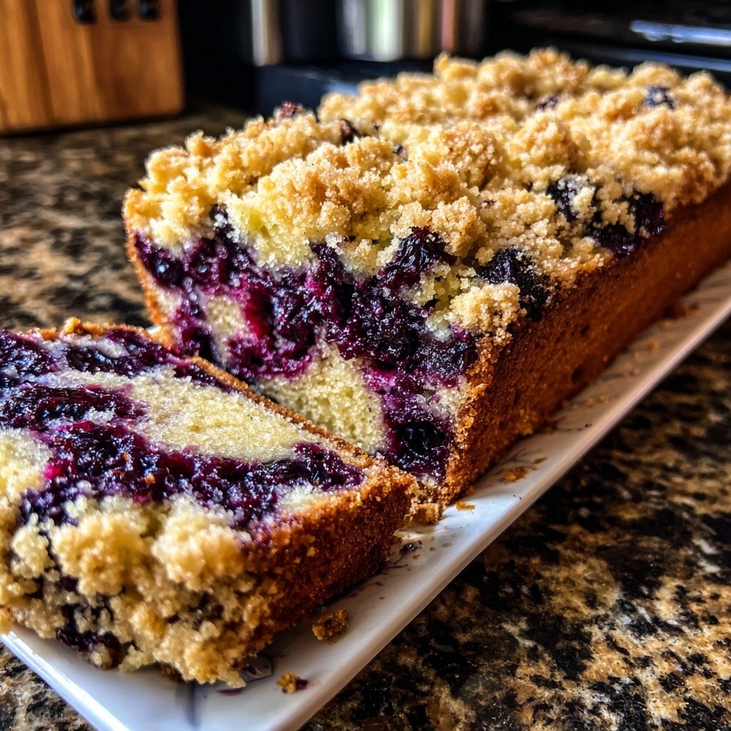 Zucchini Blueberry Crumb Cake