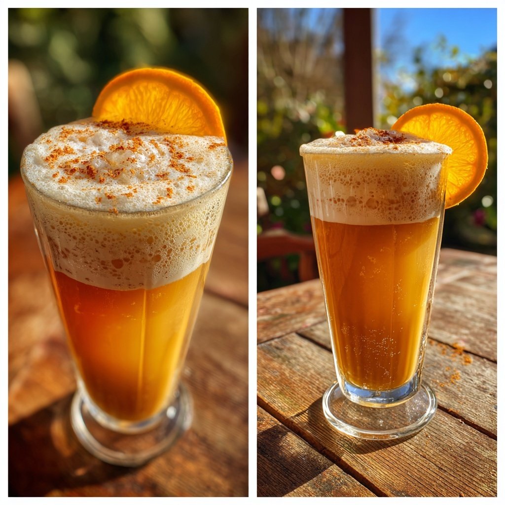 Gingerbread Orange Festive Fizz