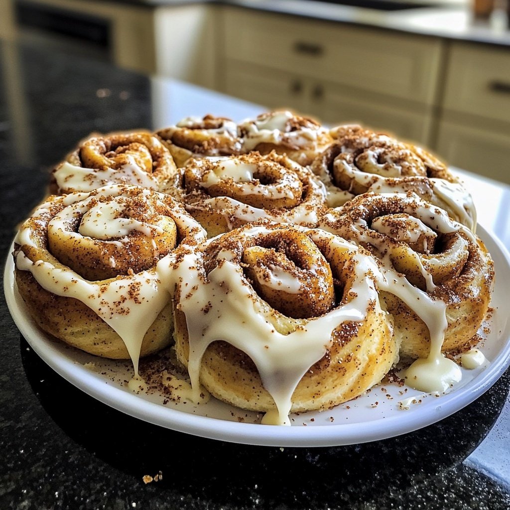 Apple Cinnamon Rolls with Cream Cheese Frosting