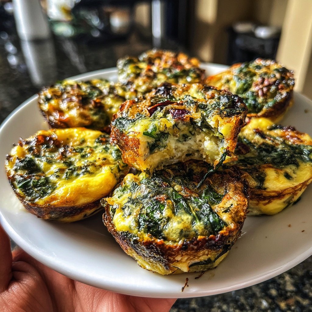 Mini Quiche with Spinach