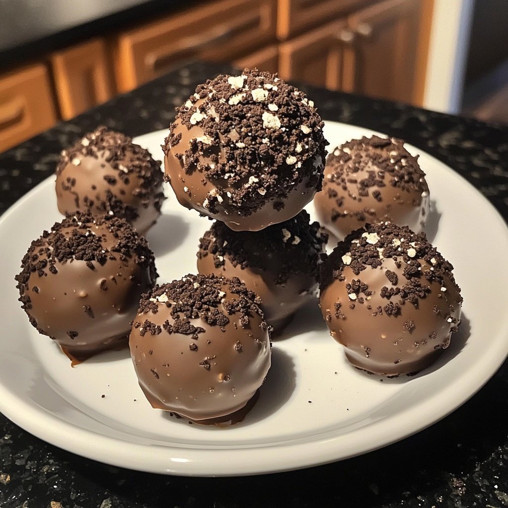 Vegan Oreo Truffle Balls