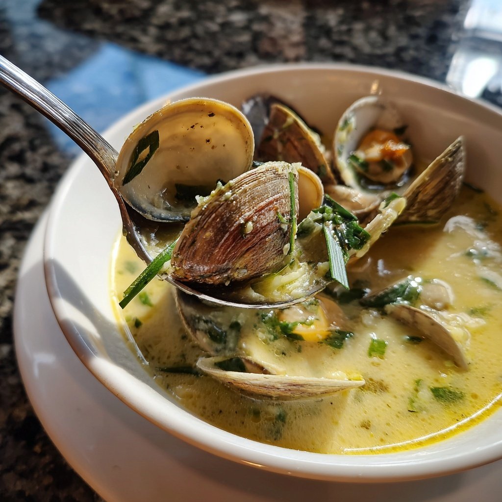 Coconut Broth Clams with Lemongrass