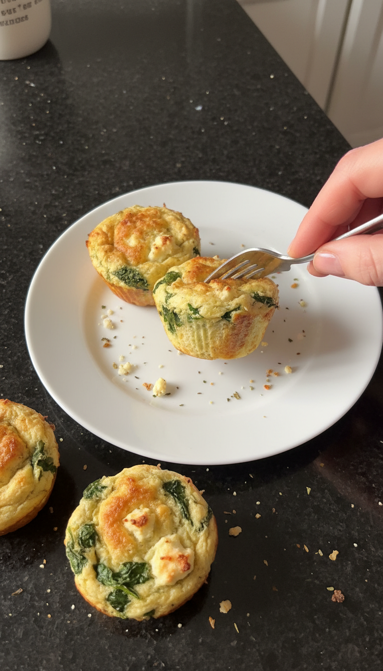 Keto Egg Muffins with Spinach