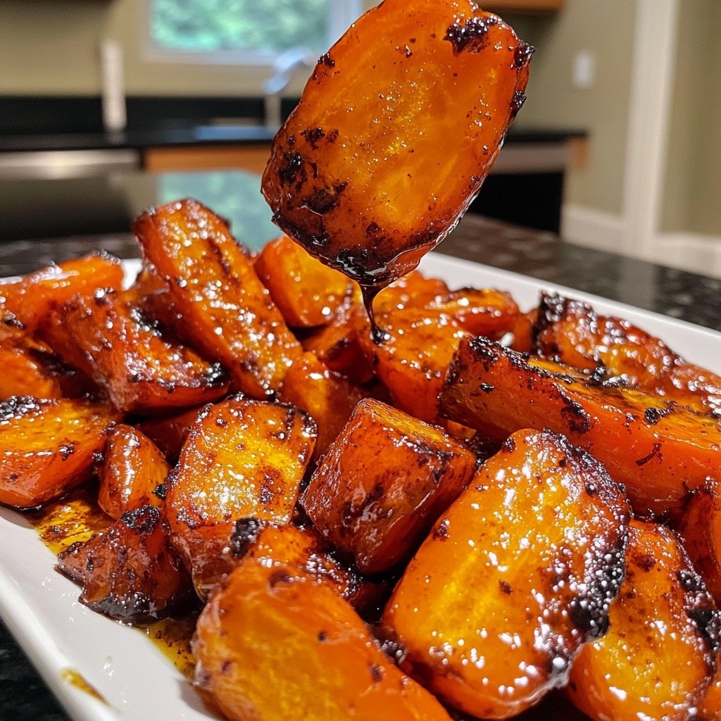 Honey Balsamic Roasted Carrots