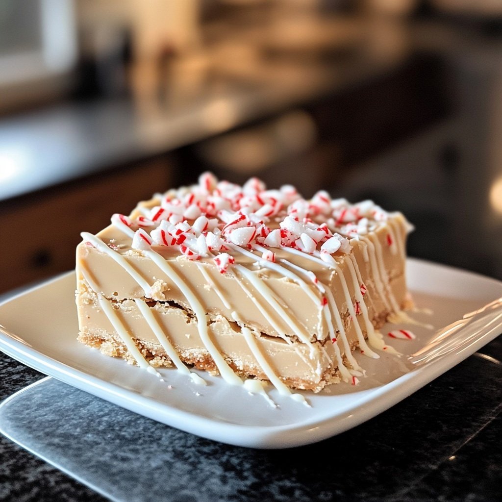 Peppermint Bark Fudge