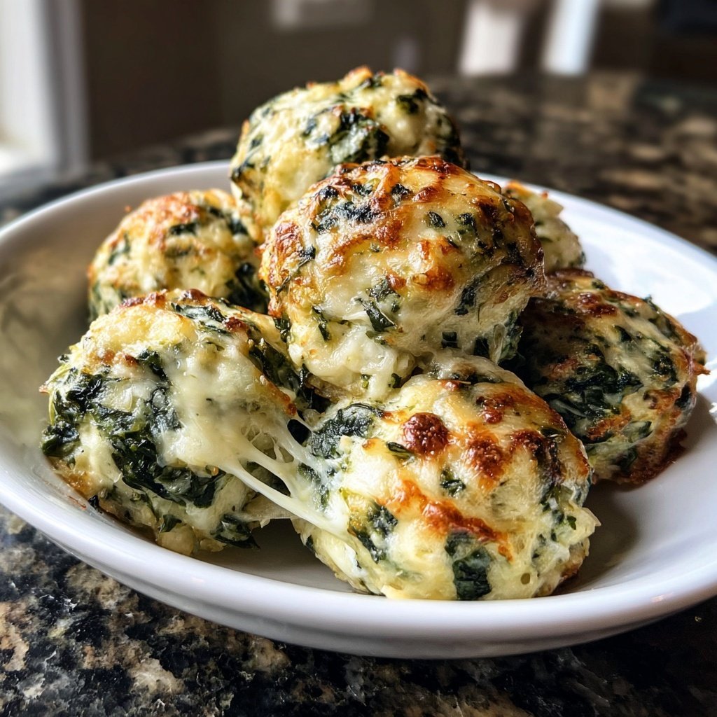Spinach and Artichoke Dip Bites
