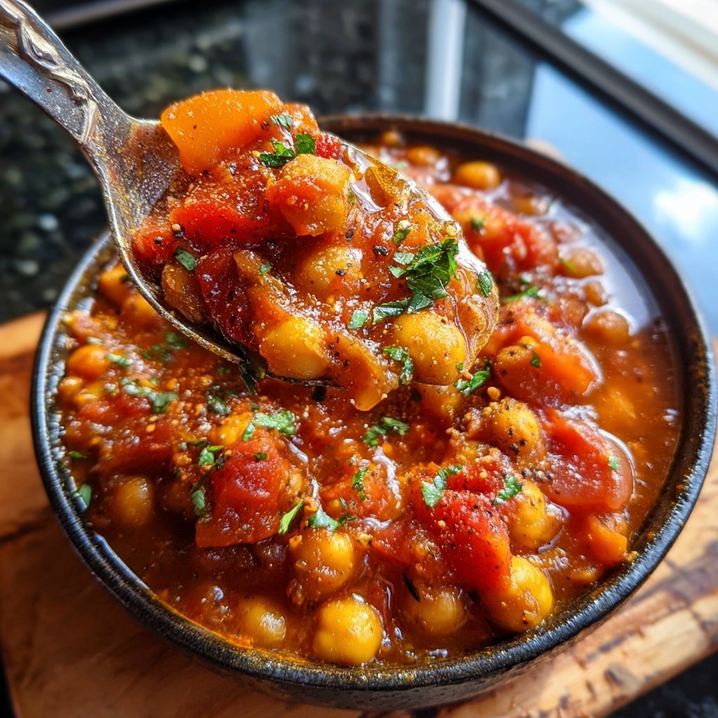 Spiced Chickpea Tomato Stew