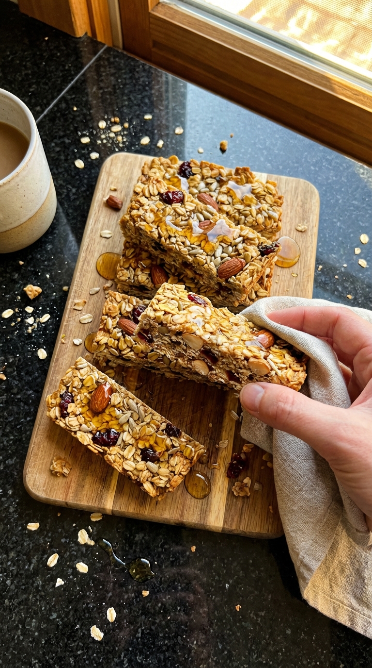 Nutty High Protein Snack Bars