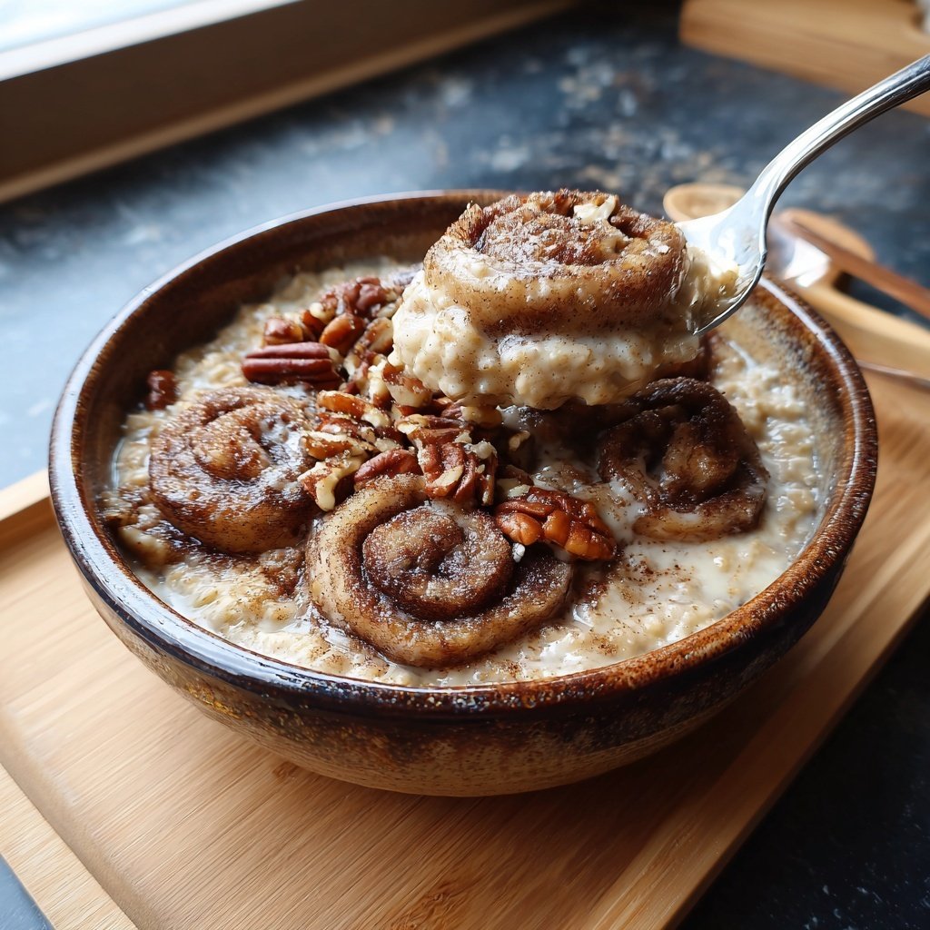 Cinnamon Swirl Protein Oatmeal